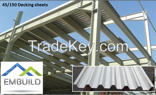 Decking sheets/ Metal Decking / Composite steel decking sheets