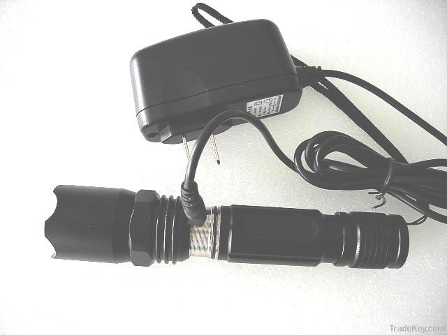 Rechargeable Aluminum Flashlight, Military Flashlight, Tactical Flashli