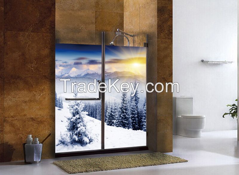 SNOWY MOUNTAINS WINDOW FILM