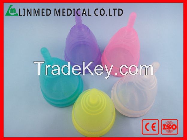 soft  Menstrual cupMedical Grade silicone Menstrual Cup instead of San