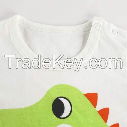 2015 Cotton Crocodile Summer Baby Boy Girl Clothing Set Baby Suits Short Sleeve Vest+Shorts Unisex Newborn Infant Clothing