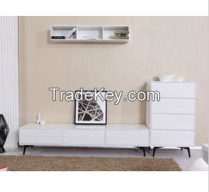 Modern Home Furniture Wood TV Stand with MDF Cabinet