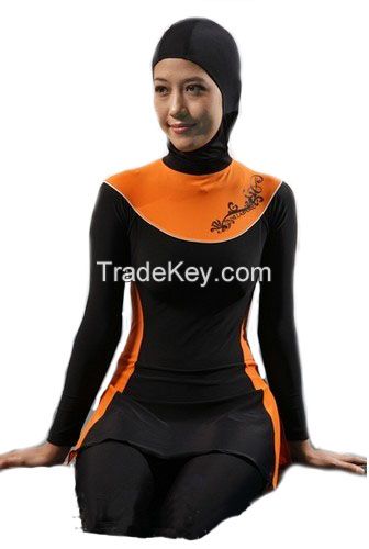 2015 new fashion women muslim swimwear