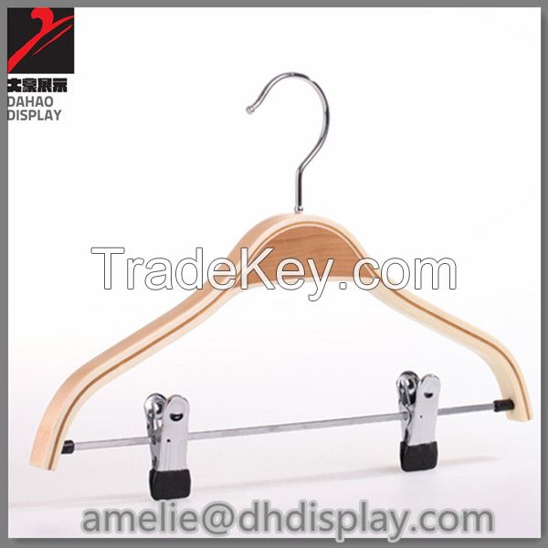 Laminated wooden hanger kids hanger baby hanger 