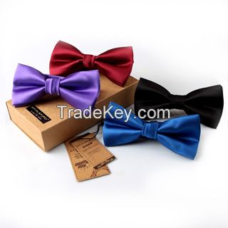 fashion 100% polyester bow tie