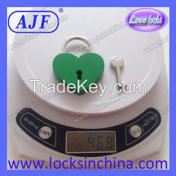 Big heart shape lock with heart key, nice for wedding and lovers