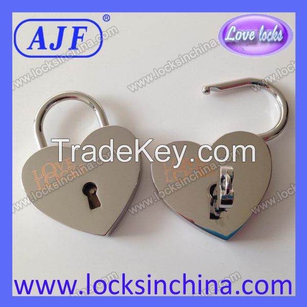 AJF heart shaped Love Padlock - Top quality Lovelock, Gift