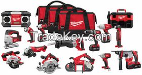 Free Shipping Milwaukee 2696-15 18V Cordless M18 Lithium Ion 15 Tool Combo Kit