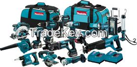 Free Shipping LXT1500 18 Volt 15PCS Tool Lxt Lithium Ion Cordless Power Combo Kit 18V