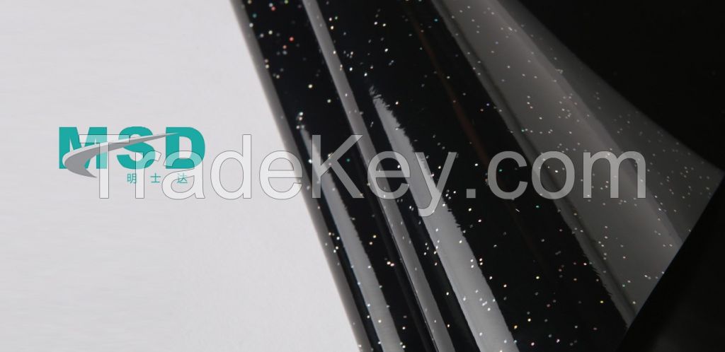 pvc stretch ceiling film galaxy