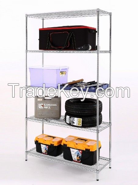 5 Layers Chrome Wire Shelving Storage Rack/Holder OW-WD02