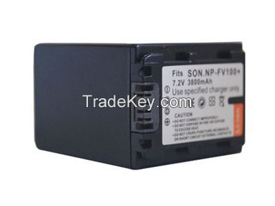 NP-FV100 Battery Pack For Sony HDR-XR150 HDR-XR160 HDR-XR260V Handycam Camcorder