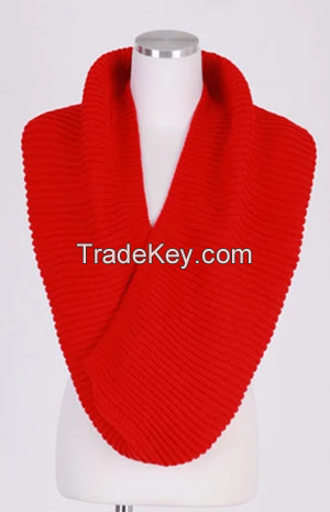 Scarf Neckchief Knit Warm unisex round