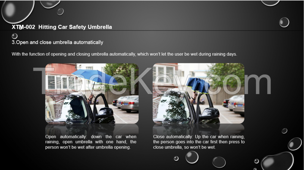 XTM-002  Hitting Car Safety Umbrella