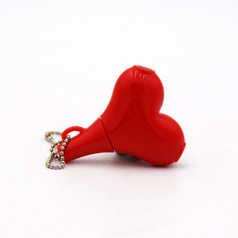 Heart-shaped 3.5mm Jack Aux Audio Cable Earphone Music Share Splitter for iPhone iPad iPod MP3 MP4 Media Player