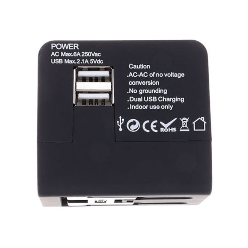 Mobile Phone Travel Adapter Power Adapter Electric Plugs Sockets Adapter Converter USB Travel Plug Charger Converter