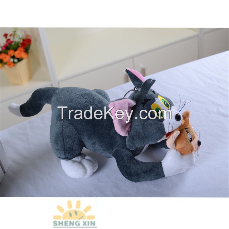 Animals Soft Stuffed Customized Children Cats Toys Presents