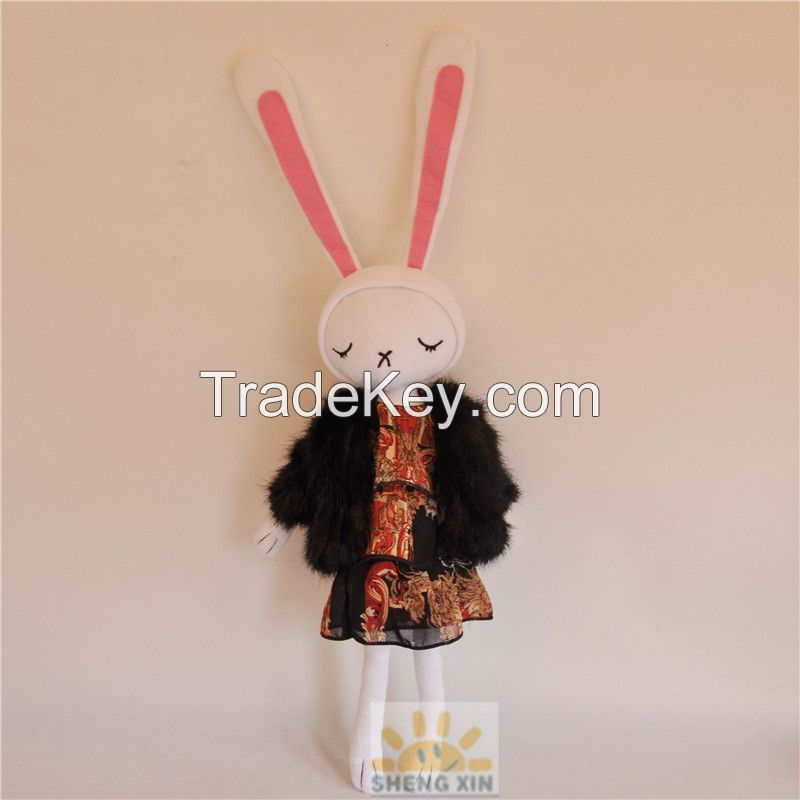 Rabbit Fashion Soft Stuffed animal Toys Baby Gifts