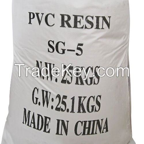 Best & high quality grade PVC resin k 66-68 SG5 