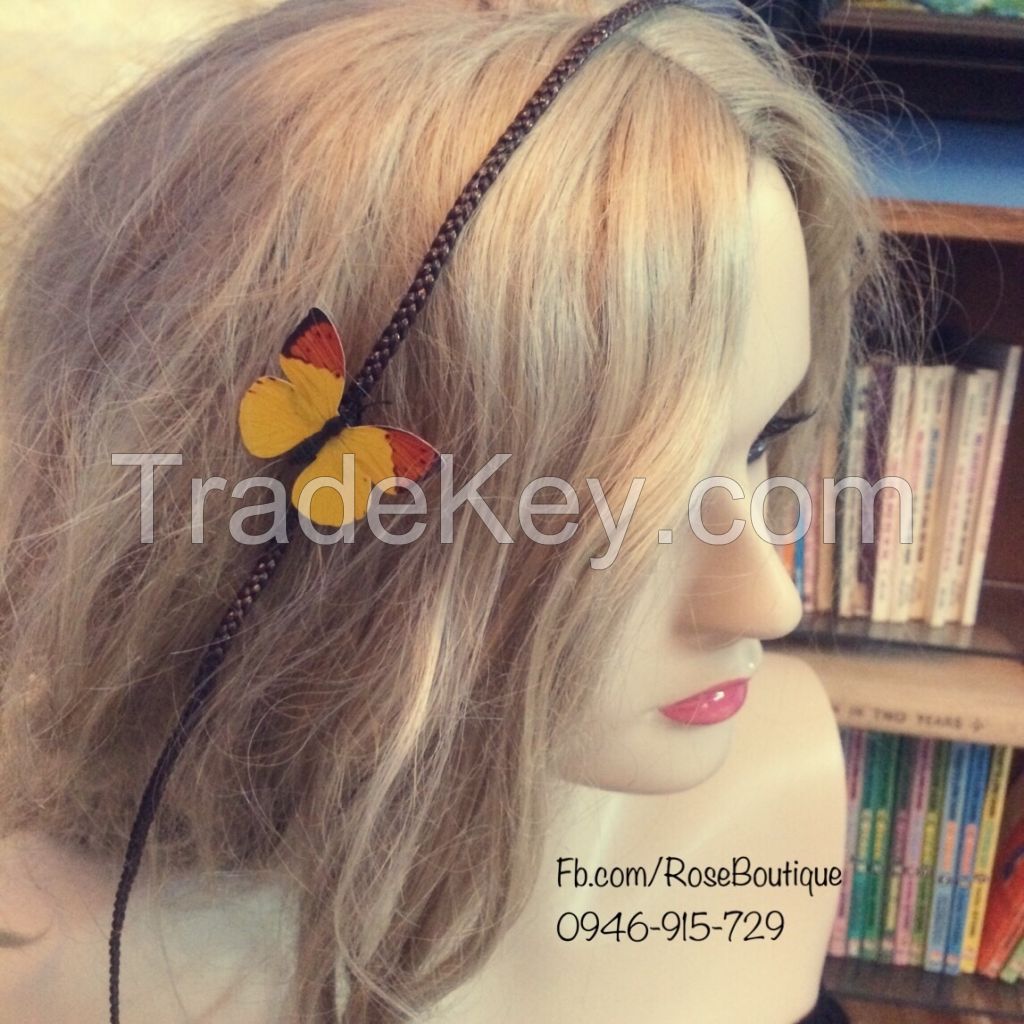 Butterfly headband