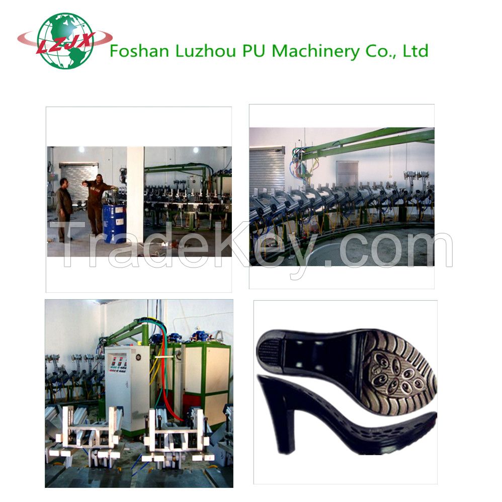 PU shoe sole making machine, shoe sole molding machine, shoe sole injection molding machine