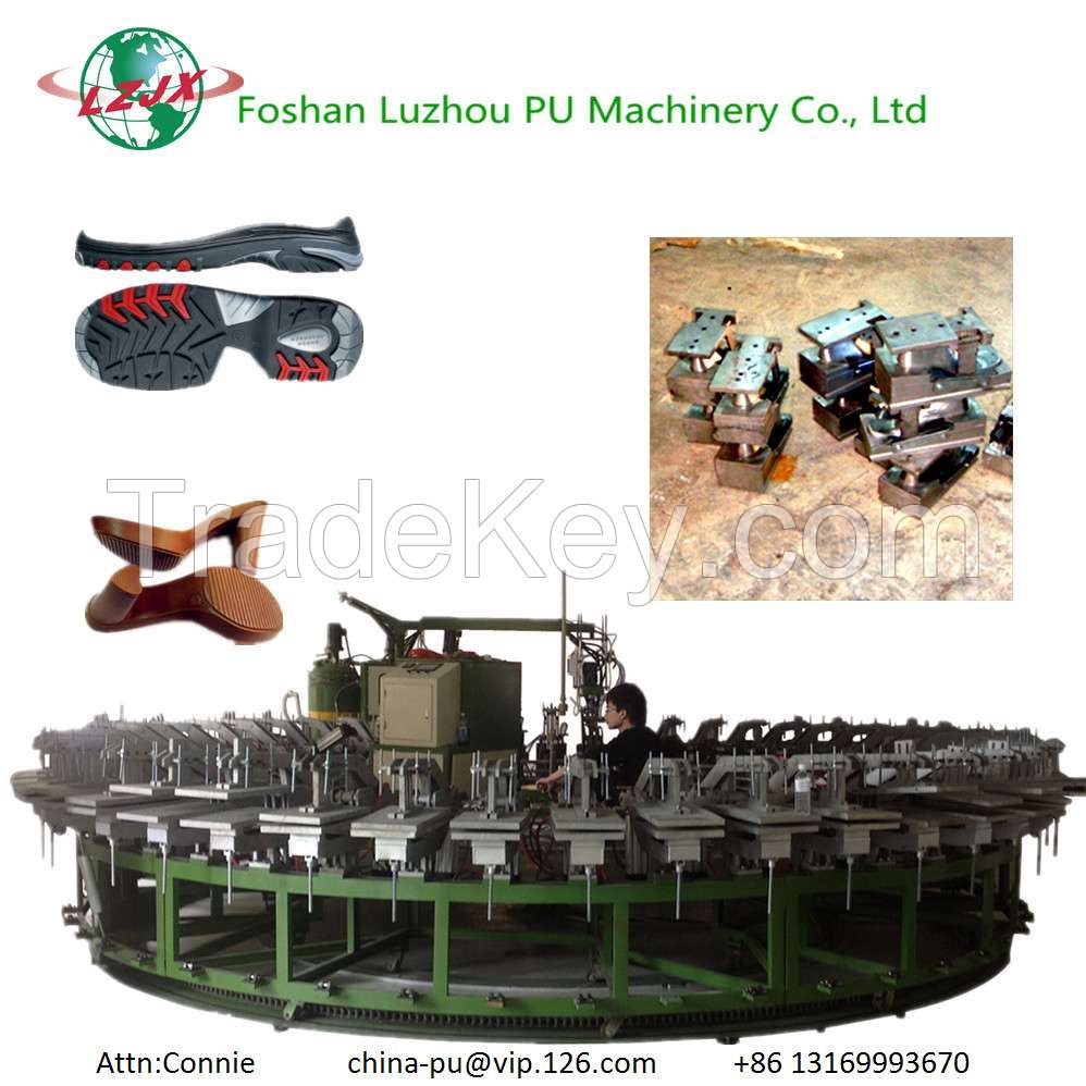 LZ-XC Polyurethane Shoe Sole Making Machinery pu foaming machine Polyurethane Injection Machine