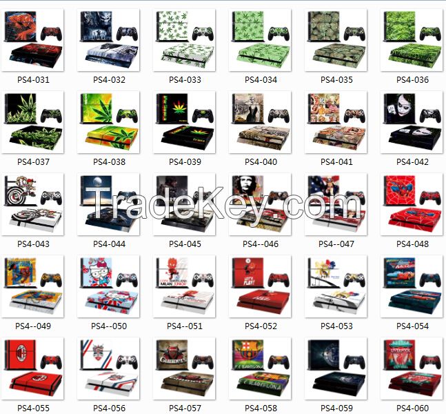 Skin Sticker For PS4 Console and Controller Various Patterns For Your Choice