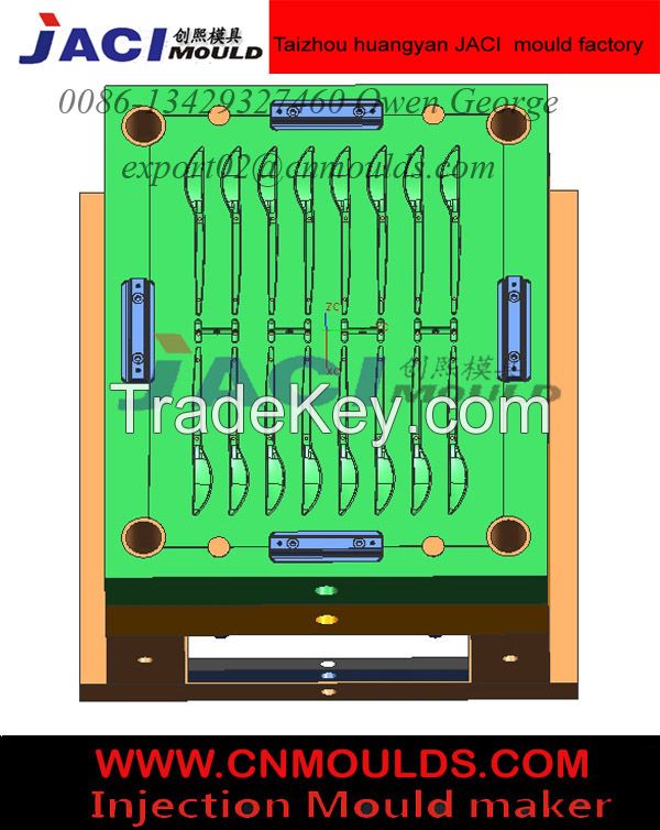 Cutlery Mould-knife mould with 16 cavity, made in JACI MOULD