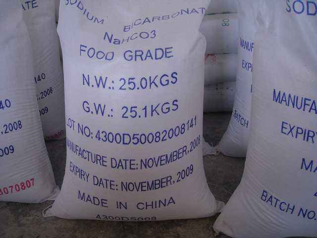 Sodium bicarbonate food grade