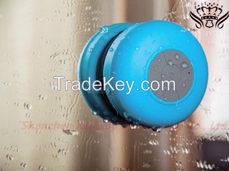 Portable waterproof Wireless Bluetooth shower Speaker with mic mini loudspeakers music car speakers sound box boombox for phone