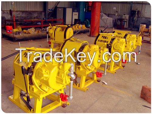 10 ton, 15 ton pneumatic driven air winch for mining, oil field, ships