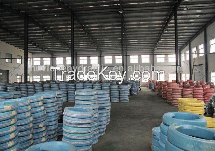 High pressure oil tube hydraulic rubber hose steel wire rubber hose