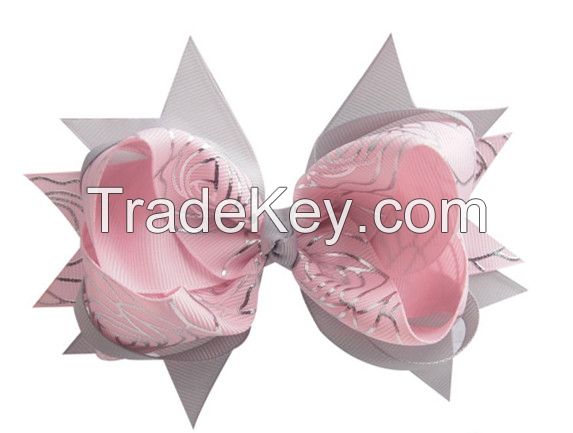 2015 New Design Grosgrain Ribbon  Big Hair Bow