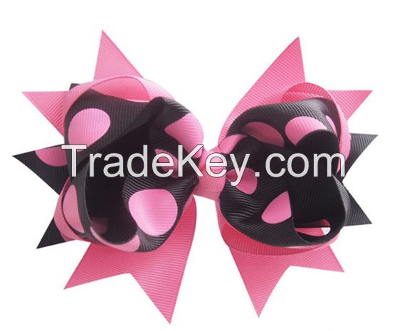 2015 New Design Grosgrain Ribbon  Big Hair Bow