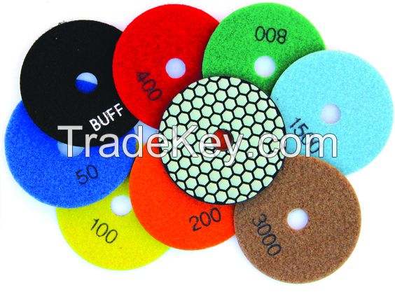 resin bonded diamond floor polishing pad