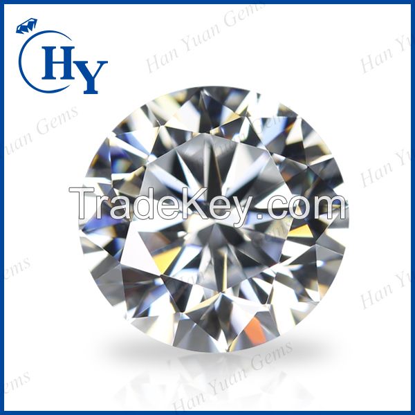 signity cz white round cubic zirconia stones