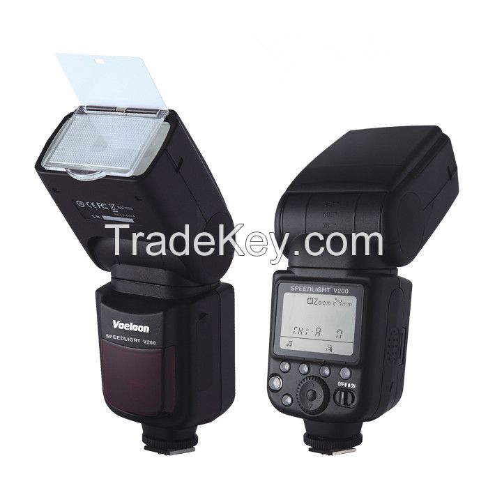 Camera Flash TTL V200 for Nikon & Canon