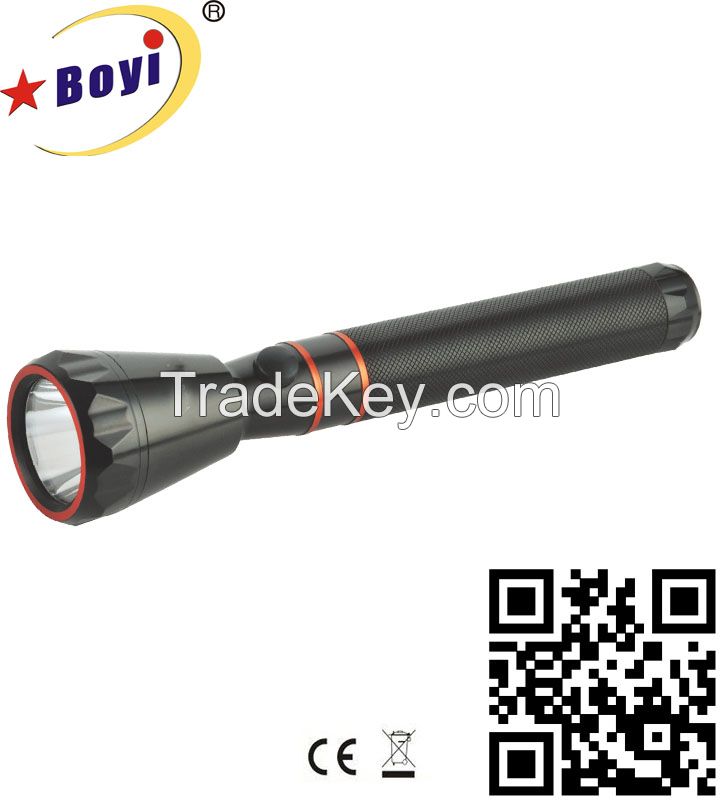 high power aluminium rechargeable 3W  led flashlight