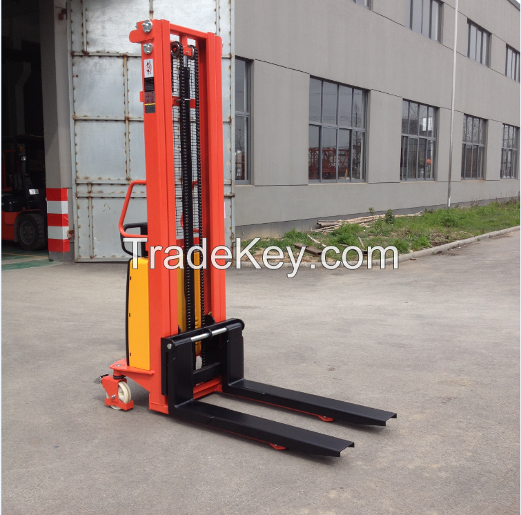 1500kg, 3500mm Semi electric stacker