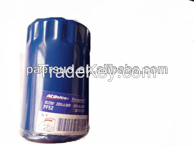 Acdelco oil filter . Buick. CHEVROLET car Oil Filter PF47