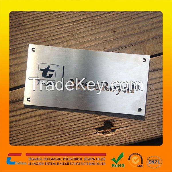 Wholesale custom anodized aluminum namplate for your products