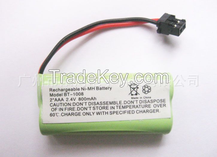 Original Uniden Bt1008 2*AAA 2.4V 800mAh Cordless Phone Rechargeable Battery