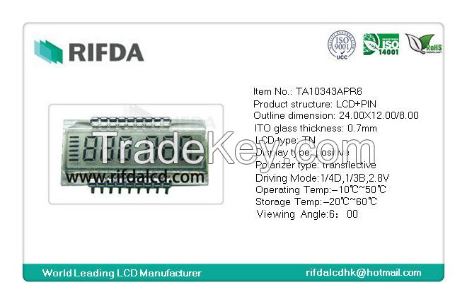 Monochrome LCD displays screen character LCD for bank U key