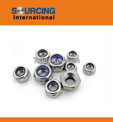 Nut with different sizes, materials and standards