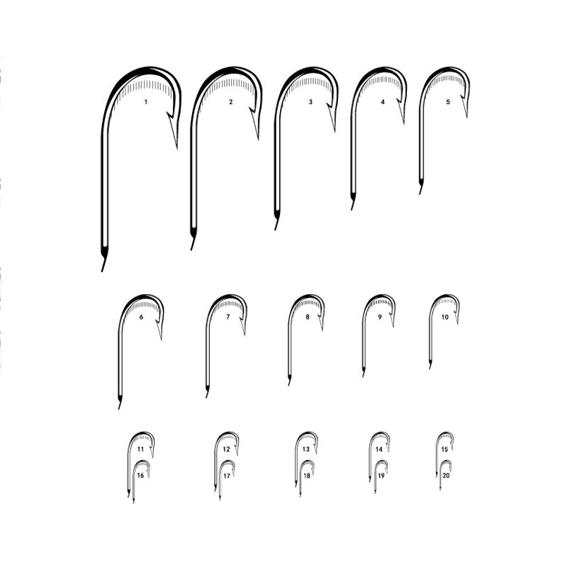 stainless steel sharp fishing hooks 