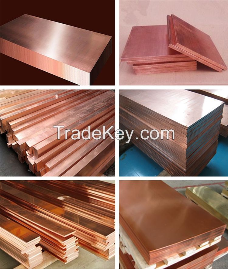 best selling coper sheet customized Mill berry Copper wire scrap 99.99% copper cathodes sheet for export