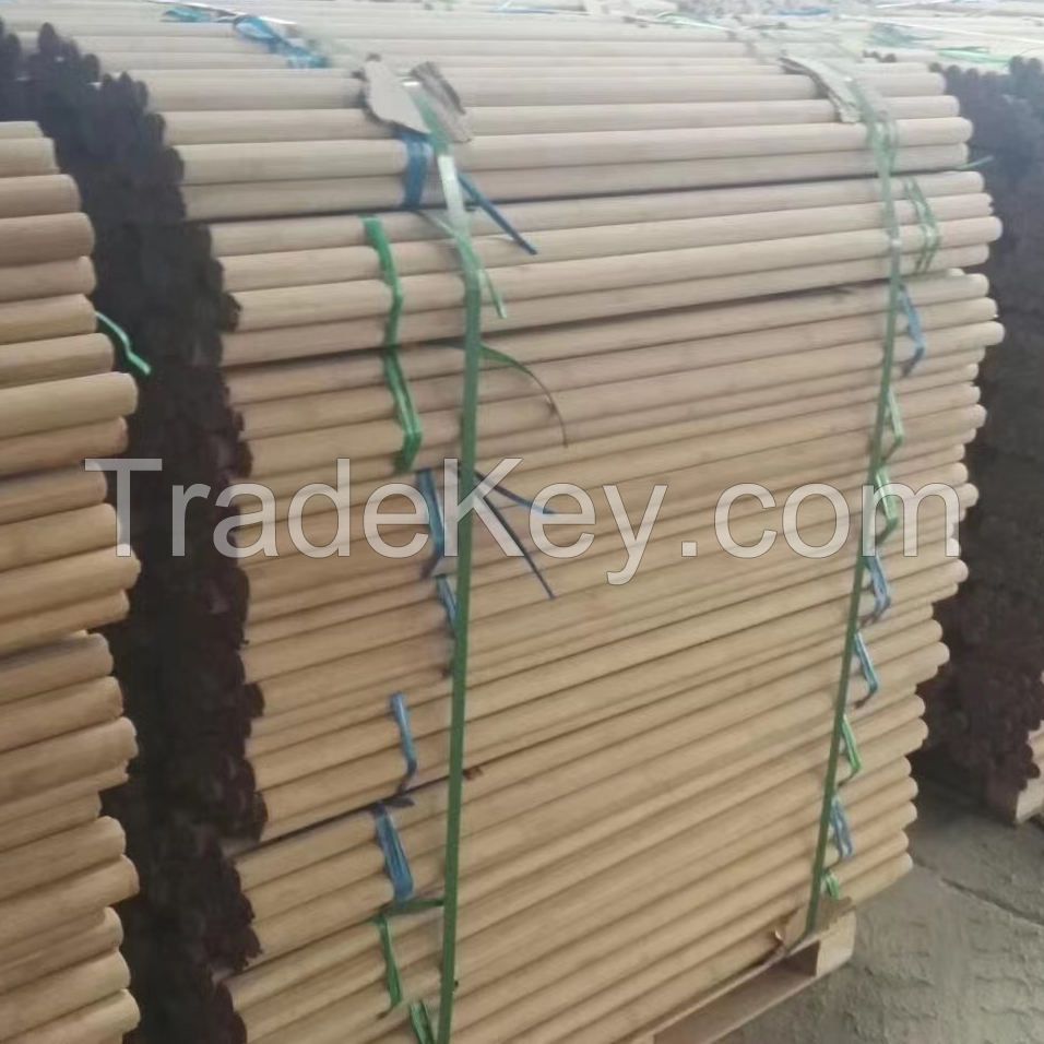 Wholesale custom wooden rod bamboo pole raw material bamboo round stick