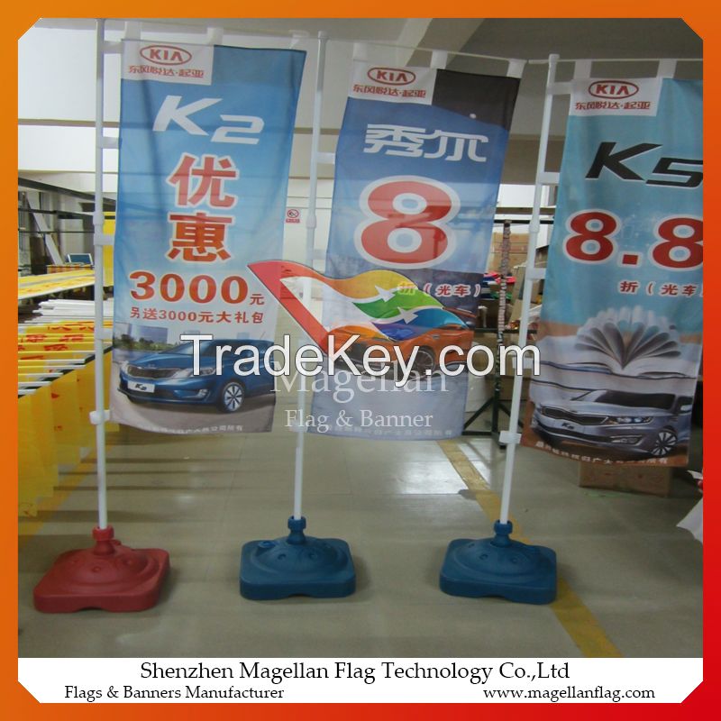 polyester promotion banner knife flag