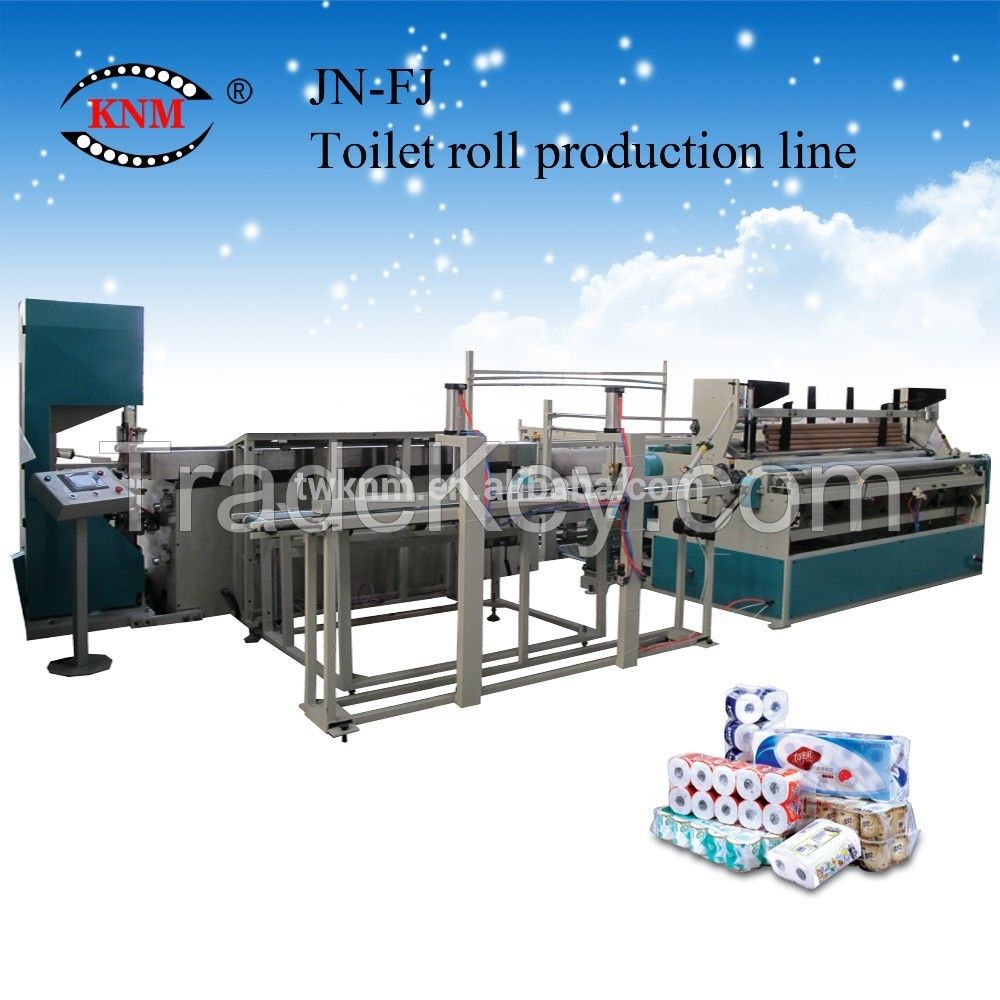 Fully automatic toilet tissue production line