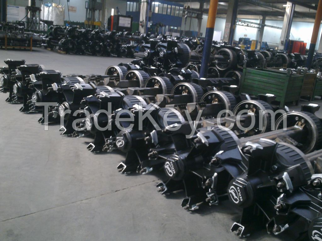 6 SPOKE, TRILEX ( SPIDER )  TRAILER AXLES